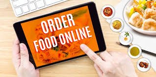 Online ordering from phone and laptop